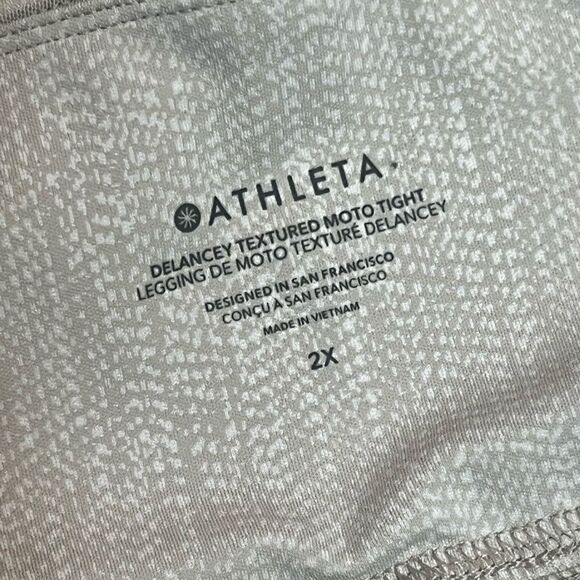 NWT Athleta Delaney Textured Moro Tights - Picture 8 of 11